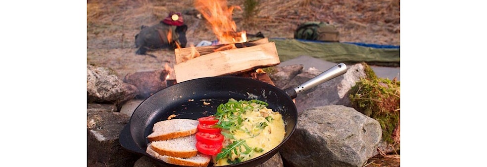 Mat på bål / Food on campfire